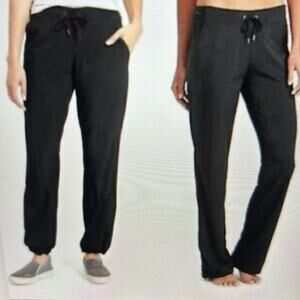 Athleta Midtown Mid Rise Trouser Pant 69405 Stretchy Cinch Raisin Size 10